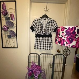 ‼️FINAL MARK DOWN‼️BNWOT TORRID CHECKERED TOP